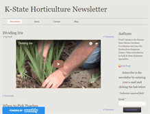 Tablet Screenshot of ksuhortnewsletter.org